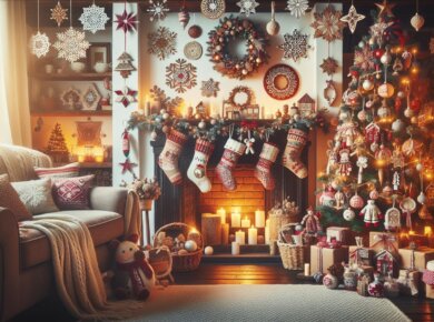 Świąteczny wystrój domu własnoręcznie zrobiony