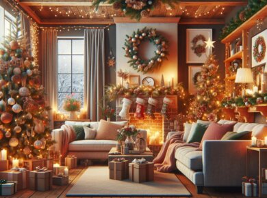 Świąteczne dekoracje domu bez przepłacania